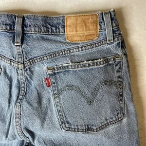 Levis 501 Original Fit Jeans 30x30 Light Wash Blue Denim Waterless 501-0193